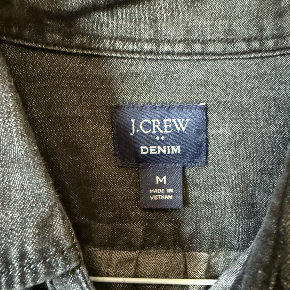 J. Crew Black Casual Button Down Shirt - Picture 3 of 3